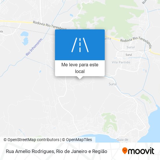 Rua Amelio Rodrigues mapa