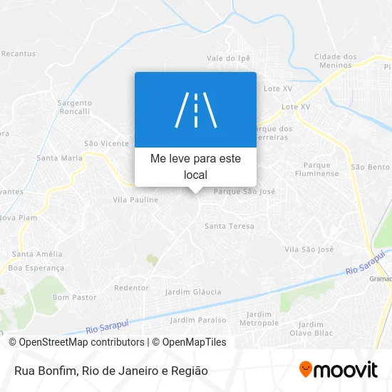 Rua Bonfim mapa