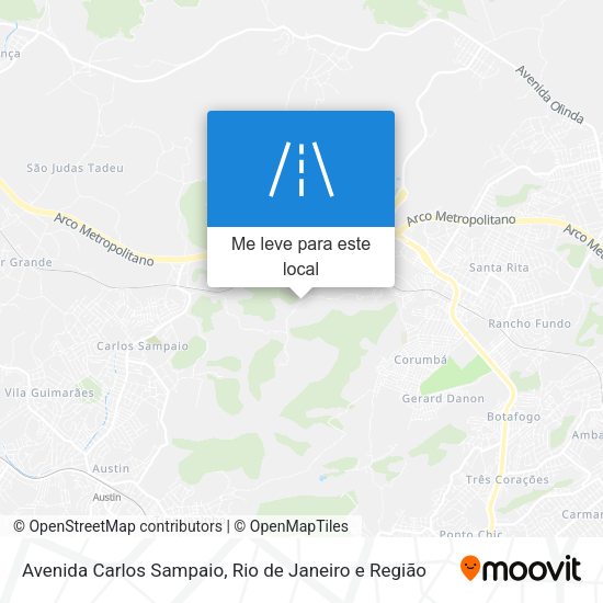 Avenida Carlos Sampaio mapa