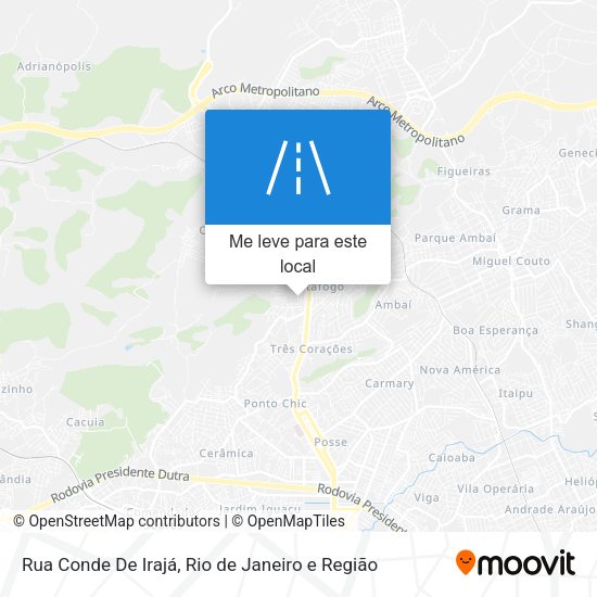 Rua Conde De Irajá mapa