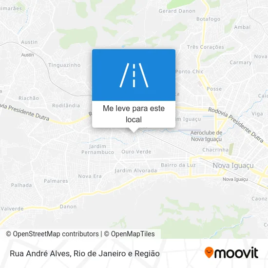 Rua André Alves mapa