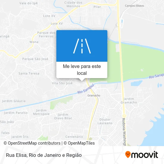 Rua Elisa mapa