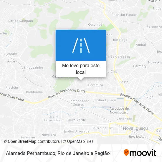 Alameda Pernambuco mapa