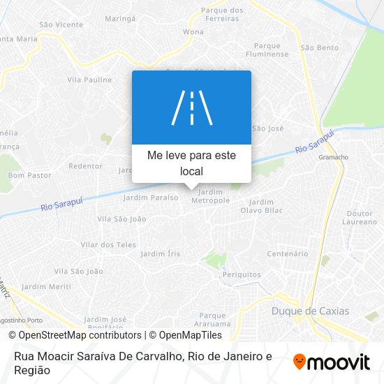 Rua Moacir Saraíva De Carvalho mapa
