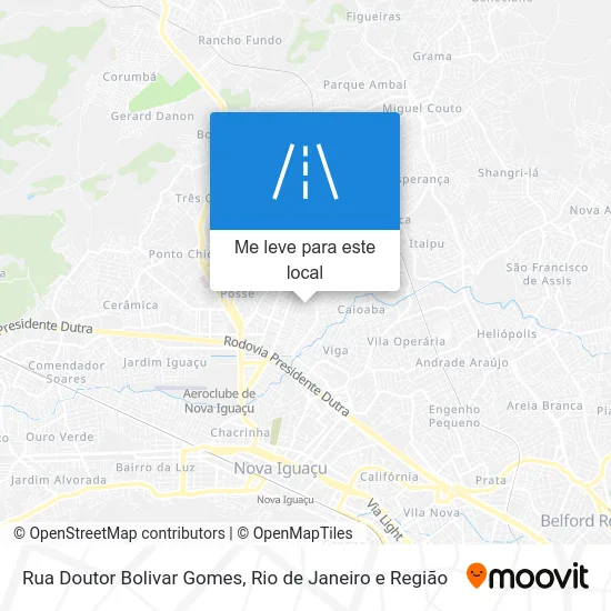 Rua Doutor Bolivar Gomes mapa
