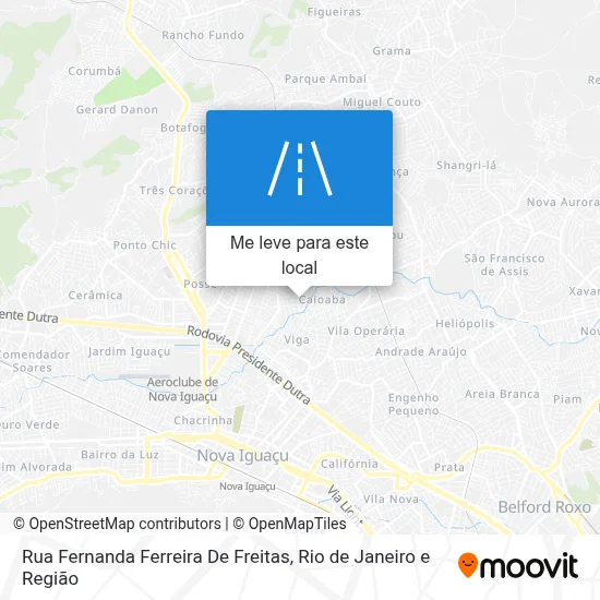 Rua Fernanda Ferreira De Freitas mapa