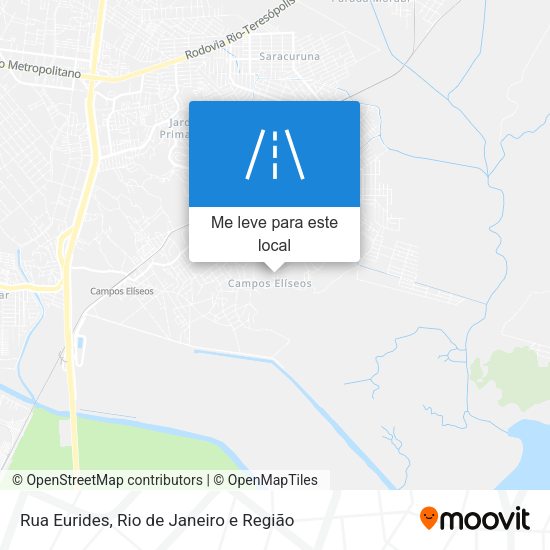 Rua Eurides mapa
