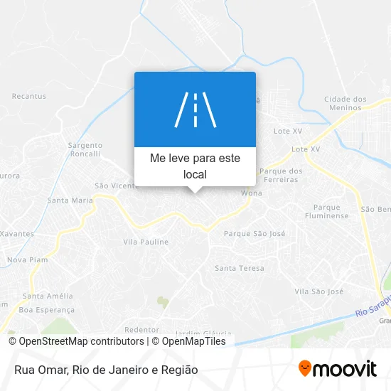 Rua Omar mapa