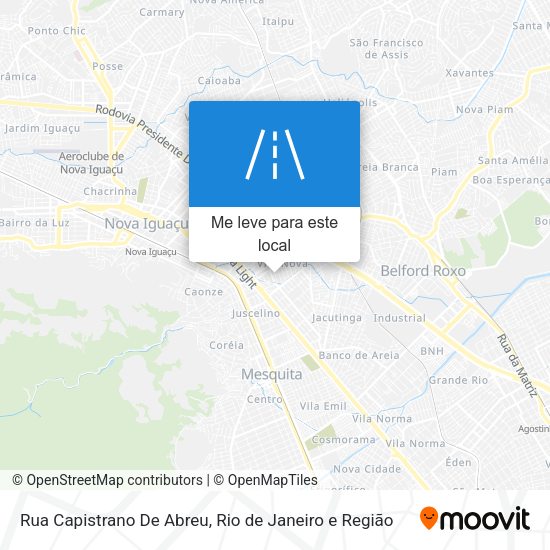Rua Capistrano De Abreu mapa