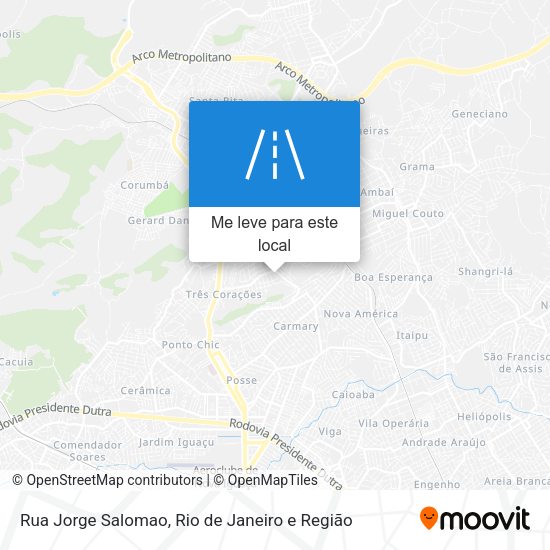 Rua Jorge Salomao mapa
