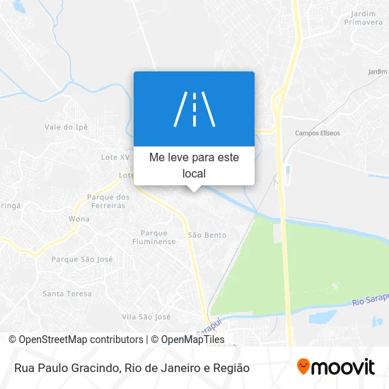 Rua Paulo Gracindo mapa