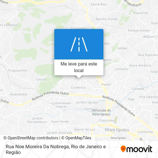 Rua Noe Moreira Da Nobrega mapa