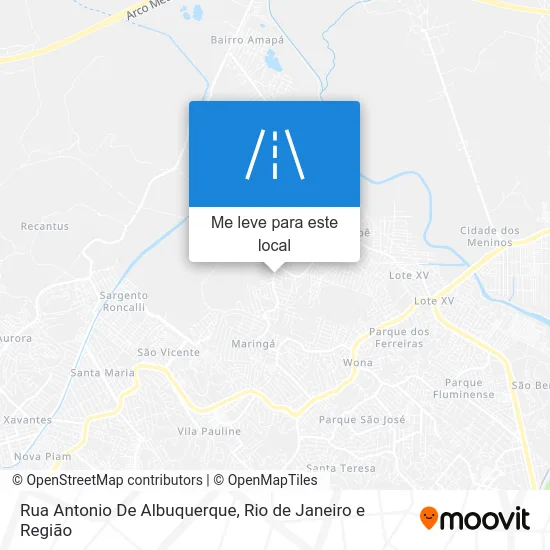 Rua Antonio De Albuquerque mapa