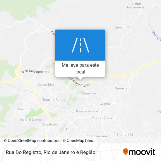Rua Do Registro mapa