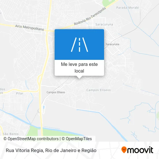 Rua Vitoria Regia mapa