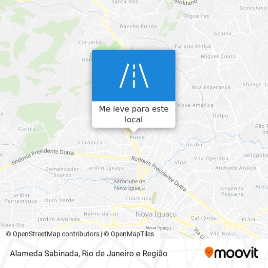 Alameda Sabinada mapa