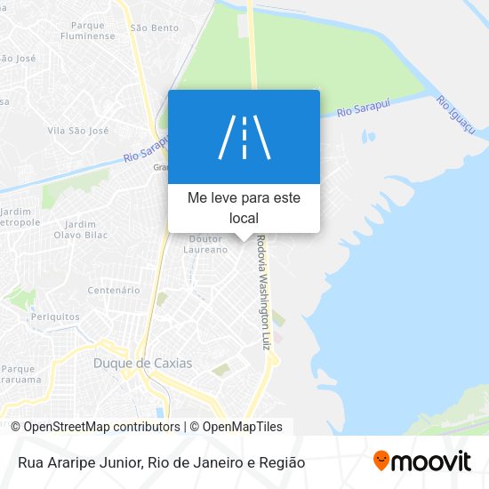 Rua Araripe Junior mapa