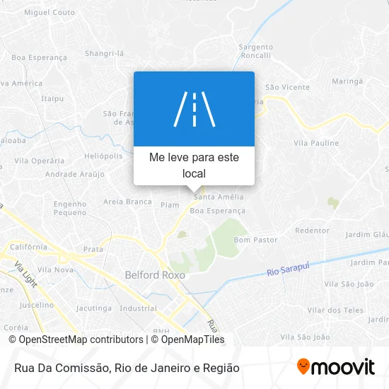 Rua Da Comissão mapa