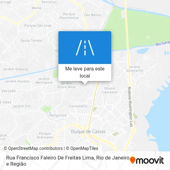 Rua Francisco Faleiro De Freitas Lima mapa