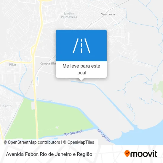 Avenida Fabor mapa