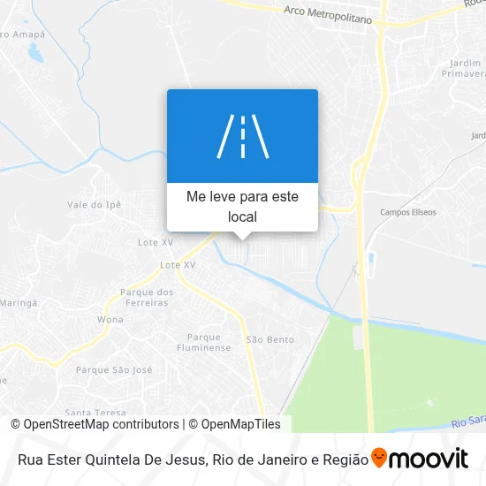 Rua Ester Quintela De Jesus mapa
