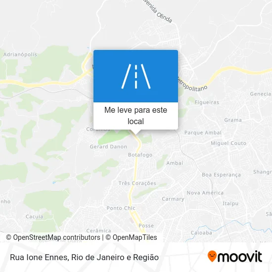 Rua Ione Ennes mapa