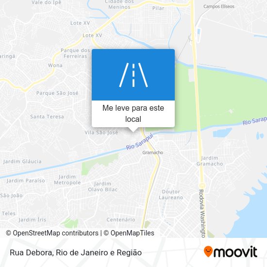 Rua Debora mapa