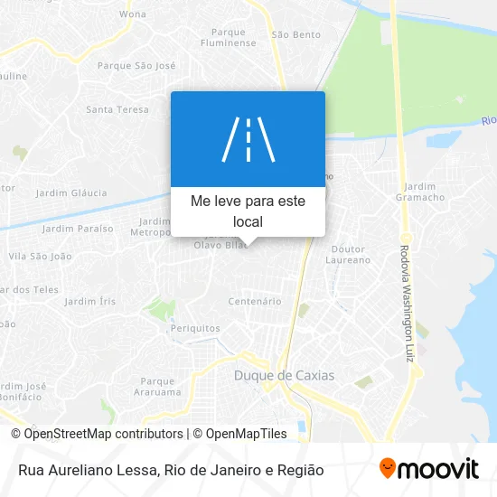Rua Aureliano Lessa mapa