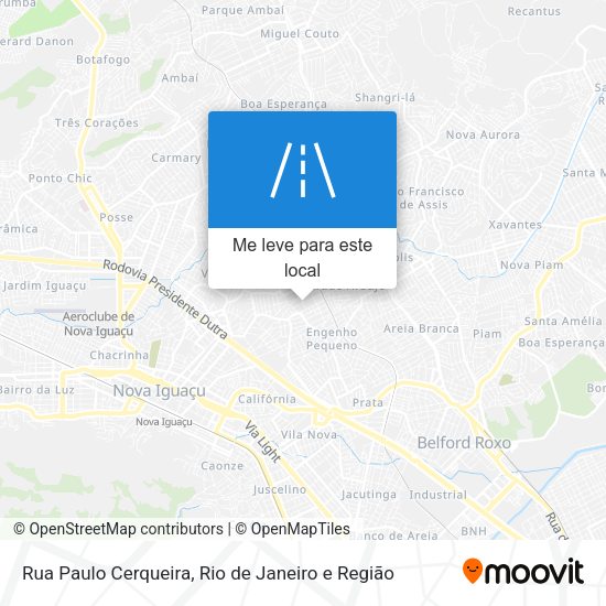 Rua Paulo Cerqueira mapa