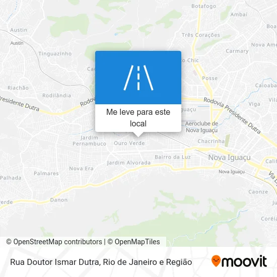 Rua Doutor Ismar Dutra mapa