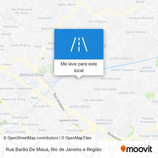 Rua Barão De Maua mapa
