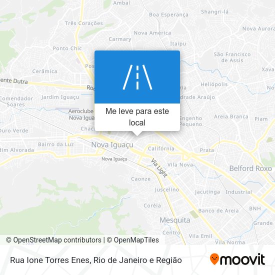 Rua Ione Torres Enes mapa