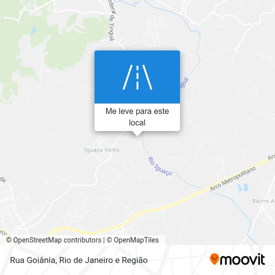 Rua Goiânia mapa
