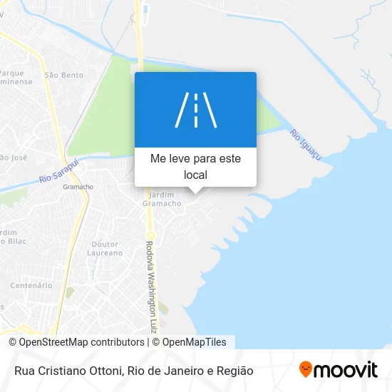 Rua Cristiano Ottoni mapa