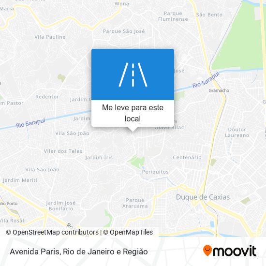 Avenida Paris mapa