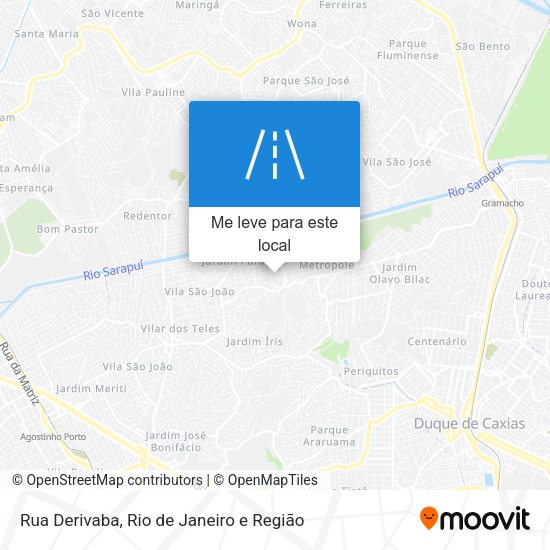 Rua Derivaba mapa
