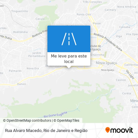 Rua Alvaro Macedo mapa