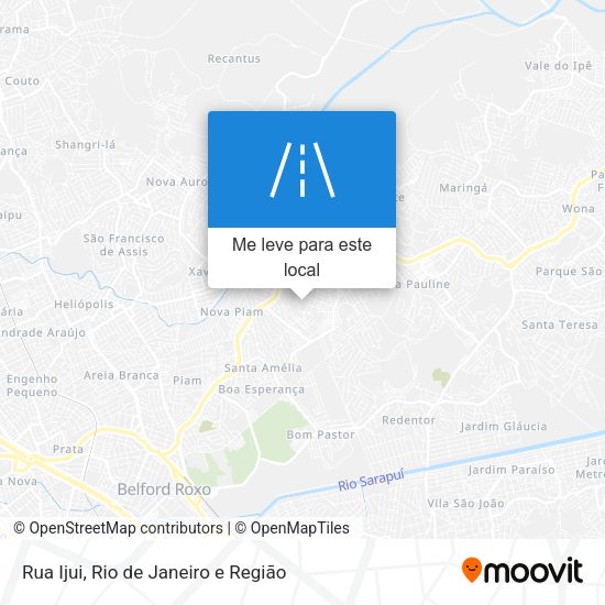 Rua Ijui mapa