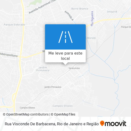 Rua Visconde De Barbacena mapa