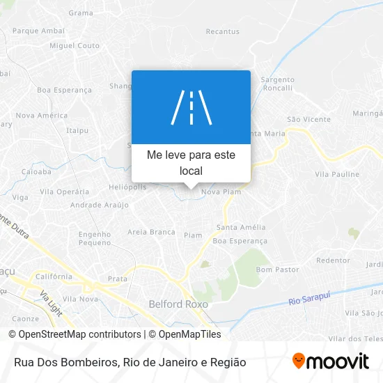 Rua Dos Bombeiros mapa
