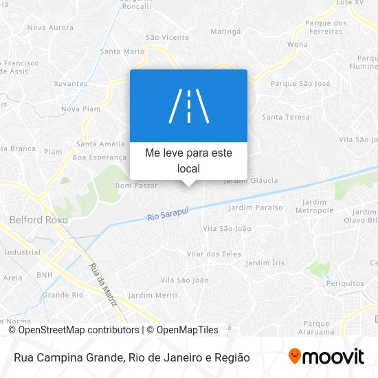 Rua Campina Grande mapa