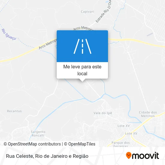 Rua Celeste mapa