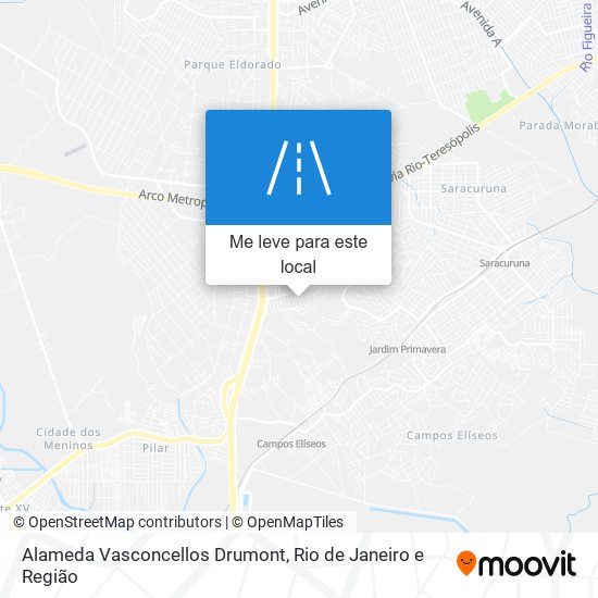 Alameda Vasconcellos Drumont mapa