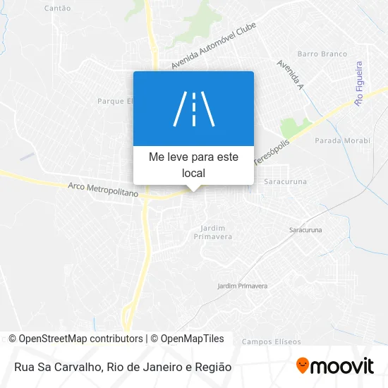 Rua Sa Carvalho mapa