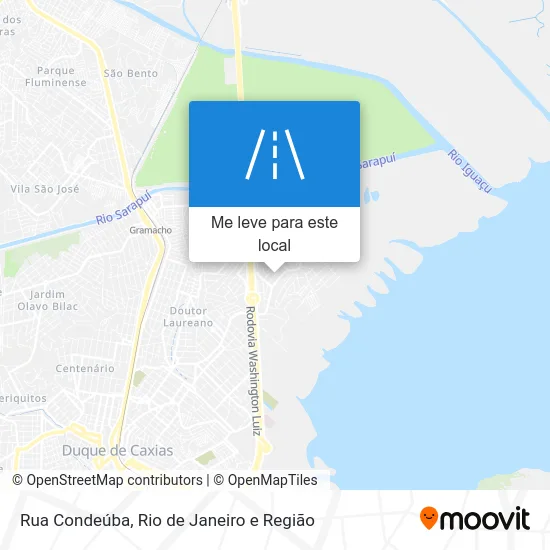 Rua Condeúba mapa