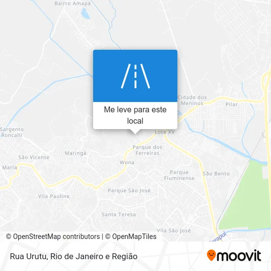 Rua Urutu mapa