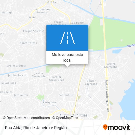 Rua Alda mapa