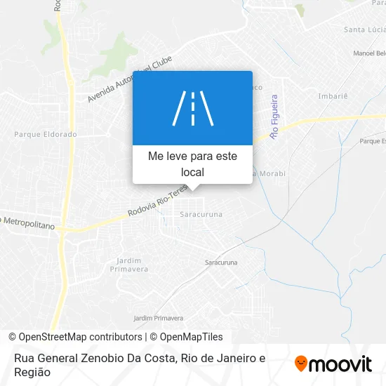 Rua General Zenobio Da Costa mapa
