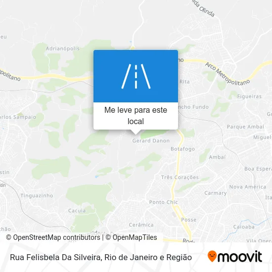 Rua Felisbela Da Silveira mapa