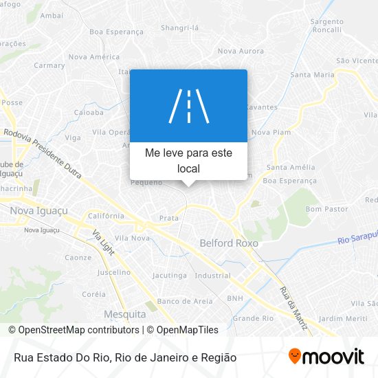Rua Estado Do Rio mapa